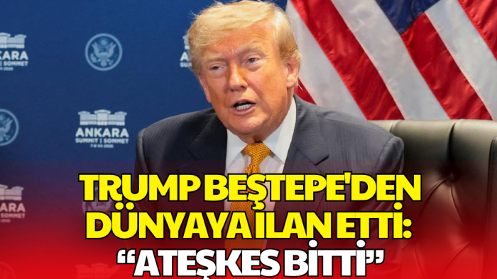 Trump'tan Beştepe'de Kritik Çıkış: İran ile Ateşkes Bitti